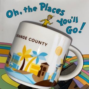 🆕☕️🧜‍♀️STARBUCKS ‘YOU ARE HERE’ Coffee Mug - ORANGE COUNTY